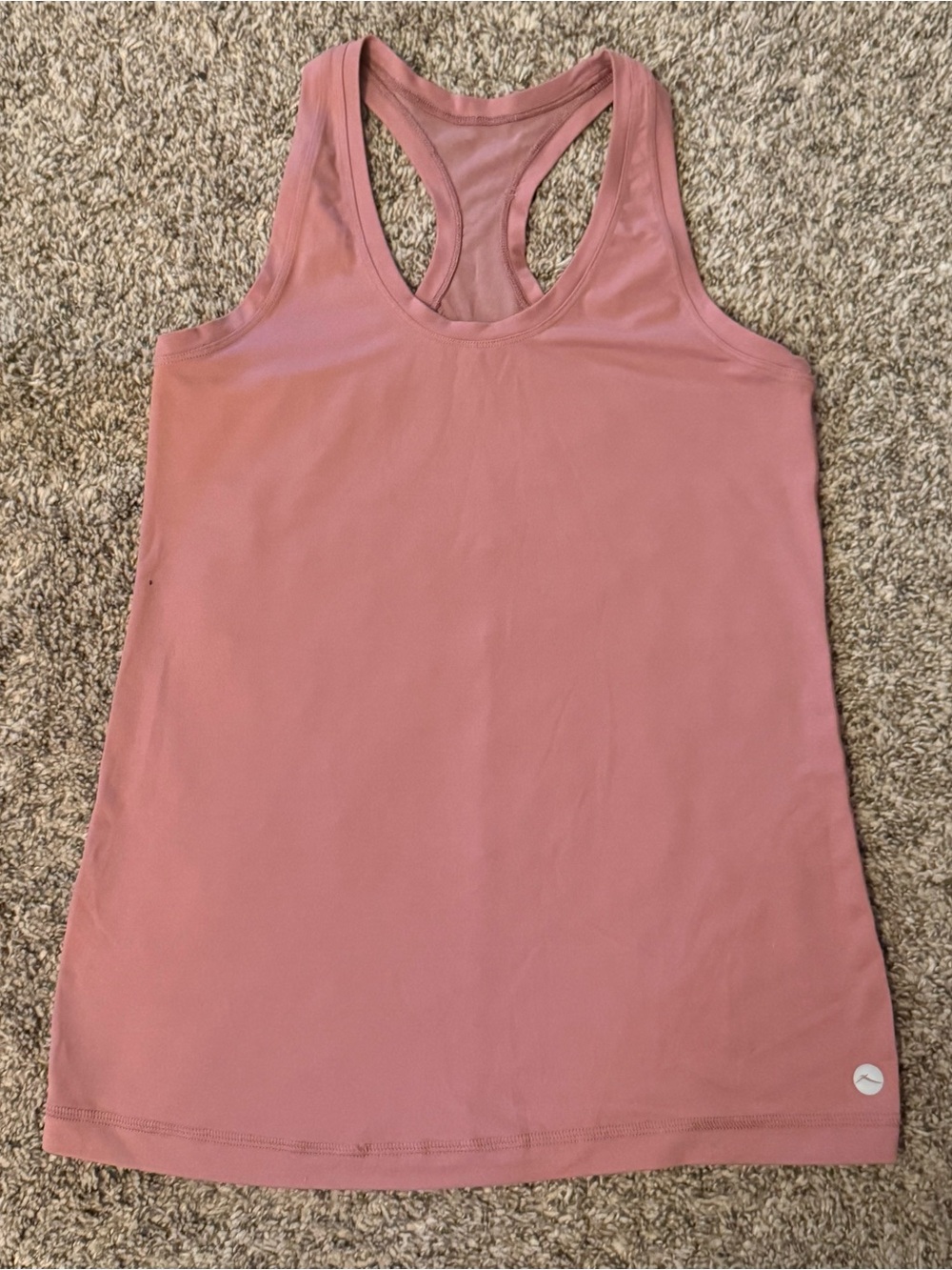 X by Gottex Women's Racerback Tank Top in Dusty Rose